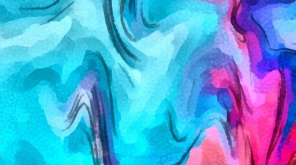 Creative painting watercolor art. Colorful marble wallpaper in modern style. Abstract texture background. Digital artwork for graphic design. Swirl. Stock. Conceptual vibrant bright pattern.