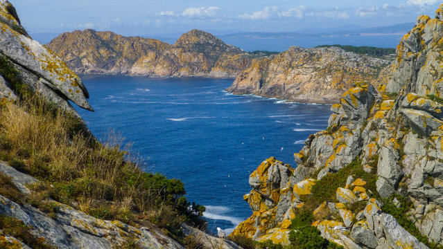 Cies Islands. Natural paradise in Galicia. Spain