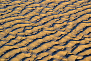 Areia molhada, textura