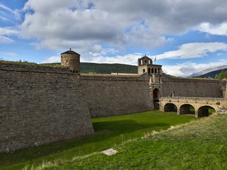 Fototapeta premium Ciudadela of Jaca, a military fortification in North Spain