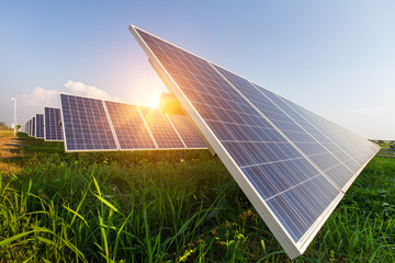 Solar panel, alternative electricity source, concept of sustainable resources, And this is a new...