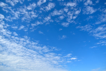 Soft white cloud and blue sky background