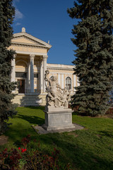 Fototapeta na wymiar Odessa city statue Laocoon history museum