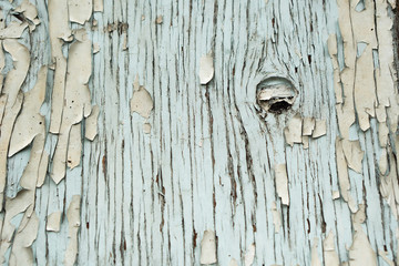 old wooden surface with peeling paint