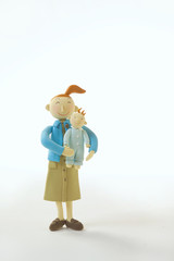 ポートレイト　母　母親　赤ちゃん　子供　家　暮らし　クラフト　オブジェ　クレージュ　立体オブジェ