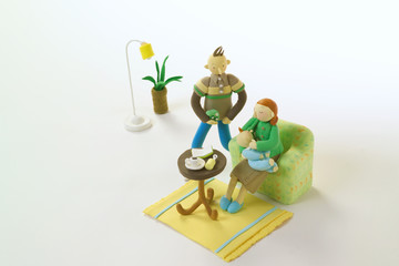 クラフト　授乳　育児　子育て　親子　教育　マイホーム　住宅　暮らし　夫婦　家族　オブジェ　クレージュ　立体オブジェ