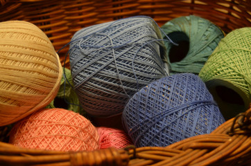 Basket of Sewing Thread 1