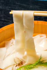 おきりこみうどん　homemade noodles of Japan(udon)