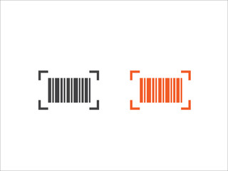 Barcode label icon Vector isolated on white background