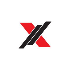 X letter logo design vector template