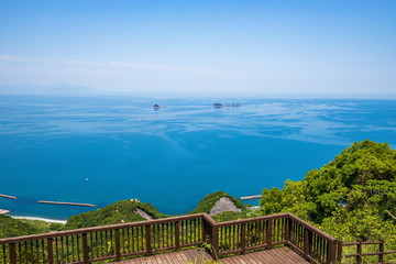 Obraz premium Small islands in the seto inland sea ,Shikoku,Japan
