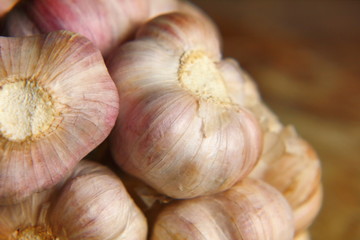 Spicy cooking ingredient garlic for thai food