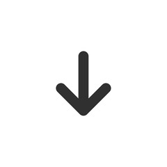 down arrow icon, arrow icon vector, in trendy flat style isolated on white background. arrow icon image, arrow icon illustration