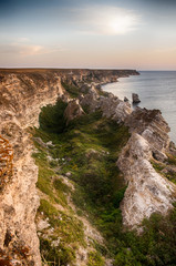 Fototapeta premium sunset cliffs