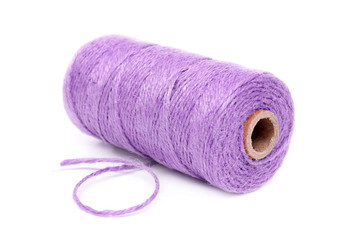 spool of thread purple colors
