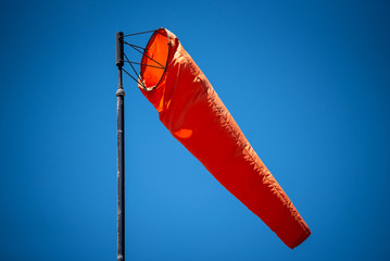 Orange windsock