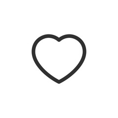Like Heart icon. Live stream video, chat, likes. Valentines Day on white background Vector illustaration.