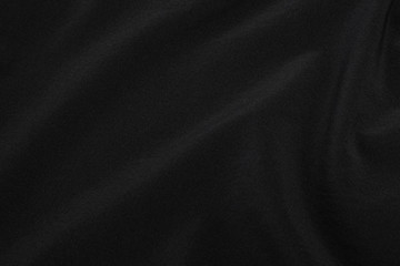 Black fabric texture, Cloth pattern background.