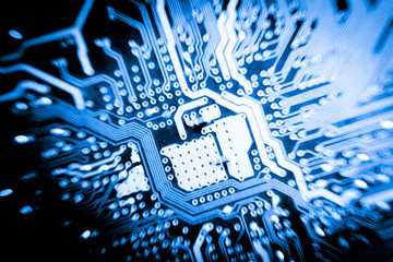Abstract,close up of Mainboard Electronic computer background. (logic board,cpu motherboard,Main...