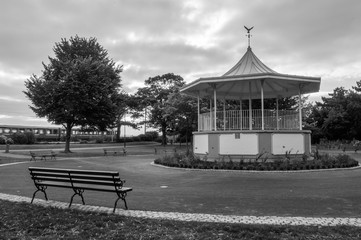 Bandstand with Bench and train