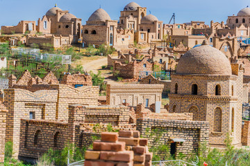 Fototapeta premium Mizdakhan cemetery around the city of Nukus, Uzbekistan