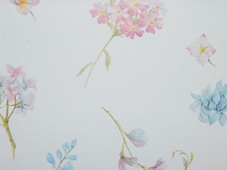 abstract background with flowers