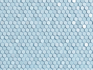 Honey pattern abstract background, 3d illustration