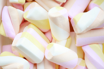 pastel tones marshmallows background