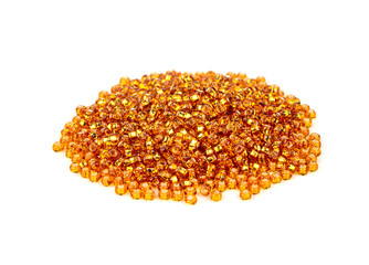 Bunch of golden beads
