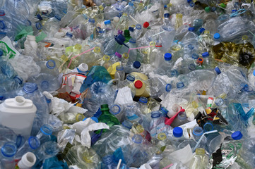 a huge amount of plastic waste