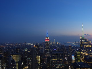 Fototapeta premium New York Empire State Forecast