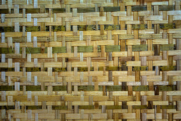 Bamboo woven pattern for the background.