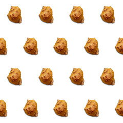 Seashells background. Summer textile concept.