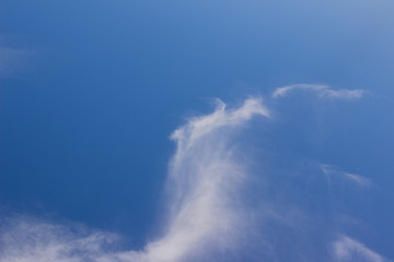 Naklejka na ściany i meble blue sky white clouds nature photography