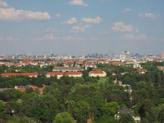 Fototapeta na wymiar Aerial view of Berlin
