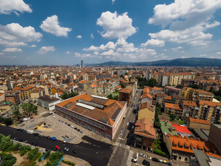 Obraz premium Aerial view of Turin