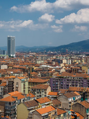 Fototapeta premium Aerial view of Turin