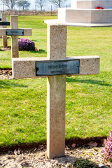 Tombe de soldat inconnu - Somme - Guerre mondiale