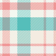 Plaid or tartan vector is background or texture in many color