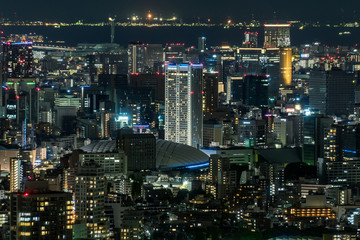 Fototapeta na wymiar 東京の夜景　池袋からの眺め４