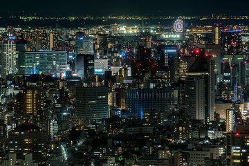 Fototapeta na wymiar 東京の夜景　池袋からの眺め３