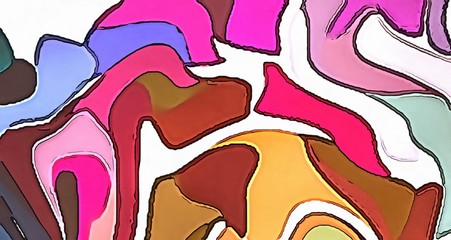 Abstract marble acrylic background. Watercolor swirl texture. Psychedelic vortex crazy art. Unusual waves design pattern. Warm and very bright colors.