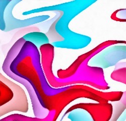 Abstract marble acrylic background. Watercolor swirl texture. Psychedelic vortex crazy art. Unusual waves design pattern. Warm and very bright colors.