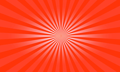 Orange Sun Ray Burst Abstract Background. 