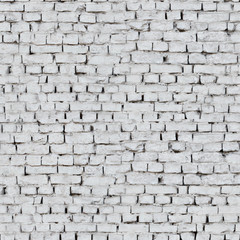 The wall of the old house is made of gray white brick .Texture or background