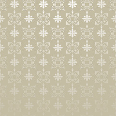 Damask Decorative Wallpaper vector image