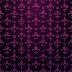 Dark purple background wallpaper in vintage style vector illustration