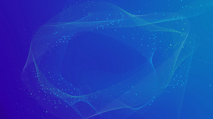 Colorful background abstract particles. Future geometric template with transition. Gradient background design composition.