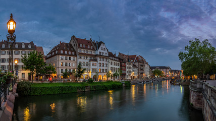 Quai des Bateliers in Strasbourg France