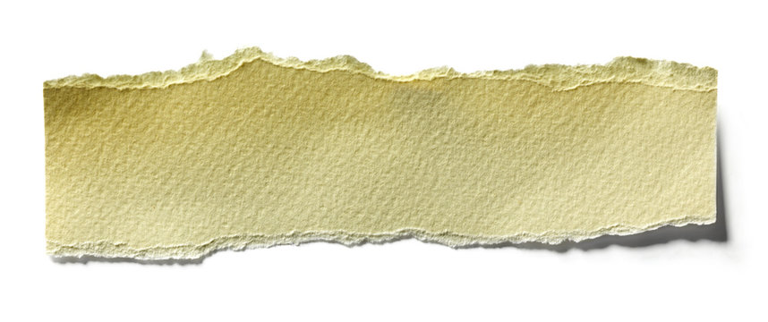 torn piece of paper for mesage